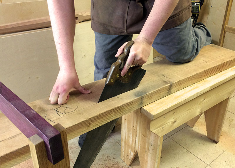 Lesson 2 The Fundamentals of Hand Sawing The Hand Tool School
