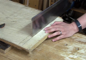 tip for making long saw cuts