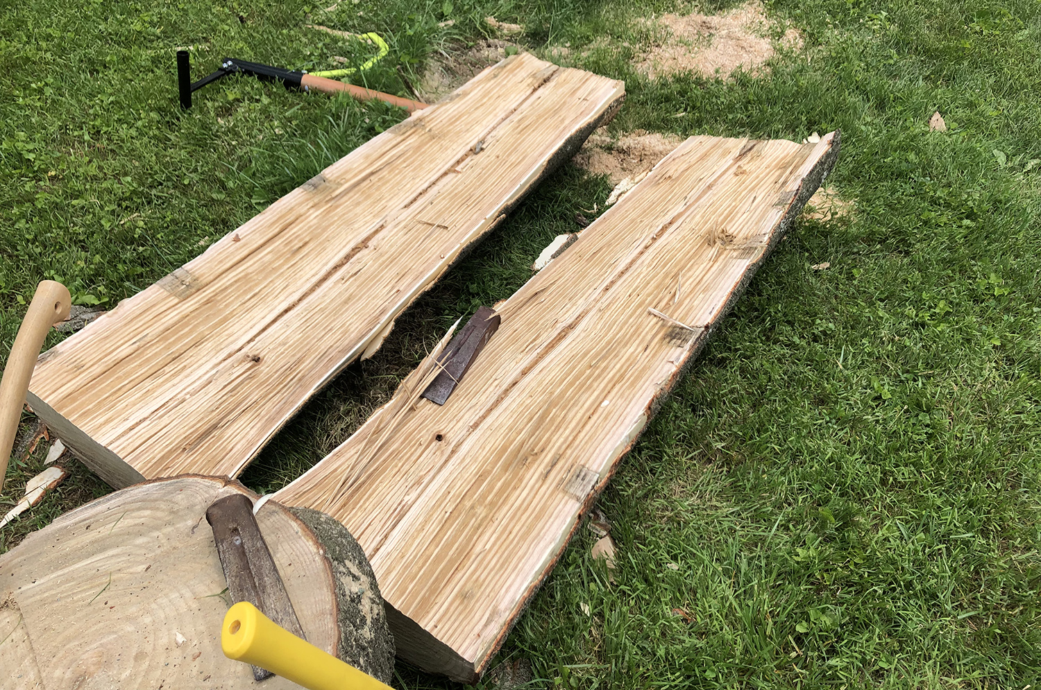 Splitting Logs The Hand Tool School